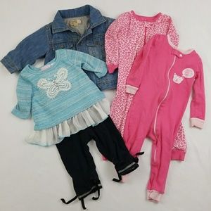 5 pcs Girl Set size 12 m